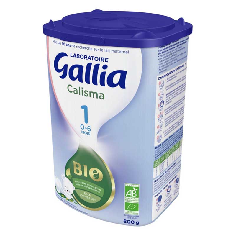 法国进口 佳丽雅Gallia 1段奶粉 有机配方婴儿奶粉0-6个月800g*6罐装高清大图