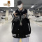 YANXU春新款外套男生潮牌痞帅加绒运动卫衣百搭棒球服夹克上衣服