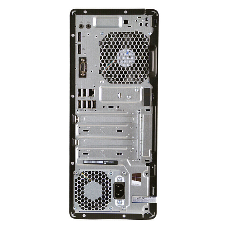惠普 台式电脑 480 G4 i5-7500 4G 1T+128G 集显 DVD刻录光驱 win10家庭版 21.5英寸