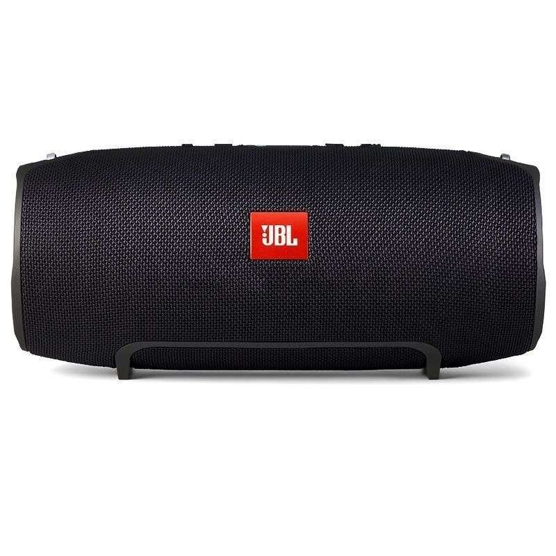 JBL Xtreme 音乐战鼓音箱 高品质立体声 双外部加强低音 防溅支持多点连接 蓝牙户外音响 (黑色)