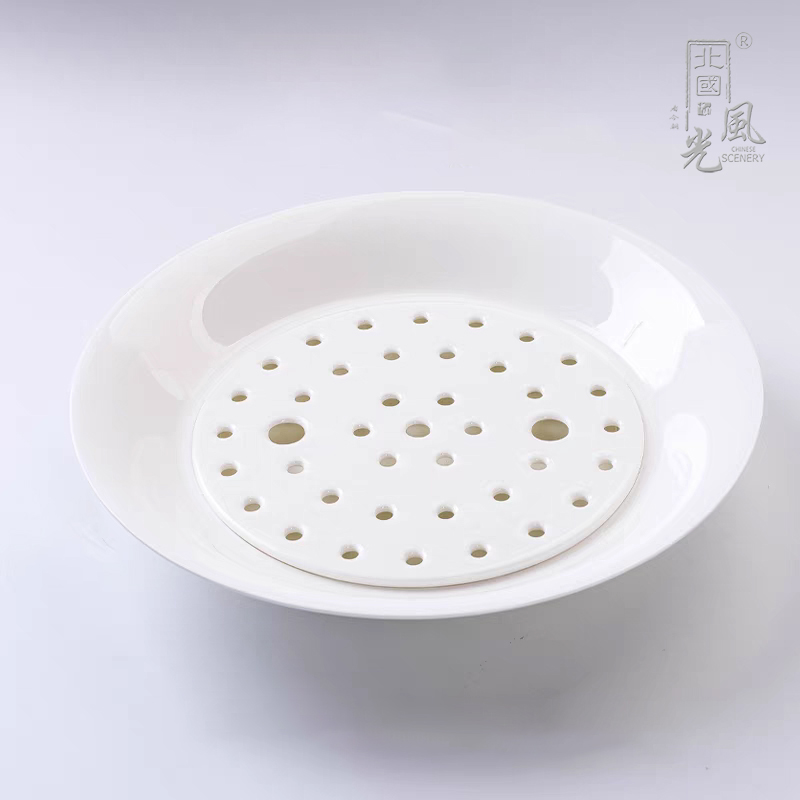 北国风光 骨瓷饺子盘 TS-BC-10英寸 套高清大图