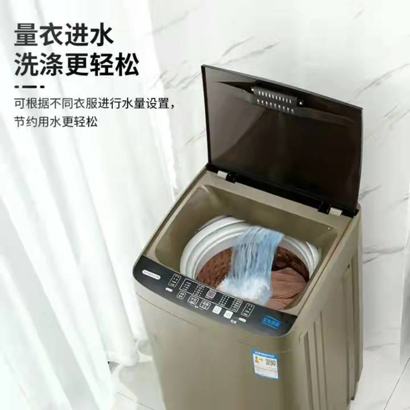 志高(CHIGO)10公斤波轮全自动洗衣机 家用小型宿舍公寓实用易操作 蓝光抑菌 洗脱一体 XQB100-8189