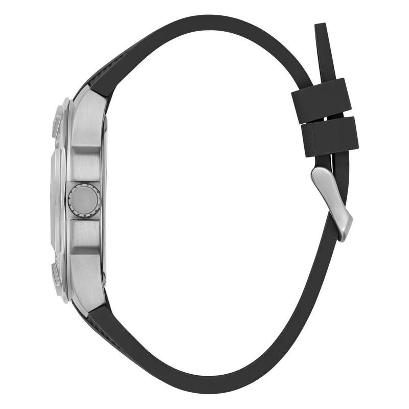 GUESS男表石英指针黑盘白圈时尚简约商务腕表高清大图