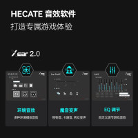 EDIFIER/漫步者 GX04竞技版有线耳机电竞游戏专用入耳式吃鸡听声辩位声卡 科技黑