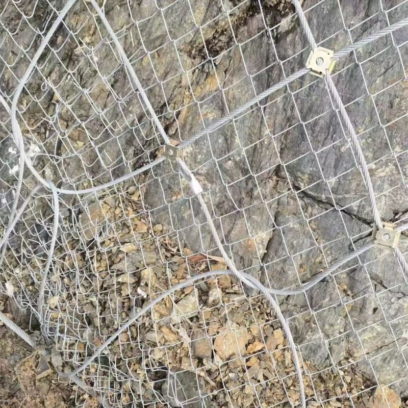 镀锌钢丝网 网孔直径5cm*5cm 3.0mm 钢丝三铰结 单位:平方米