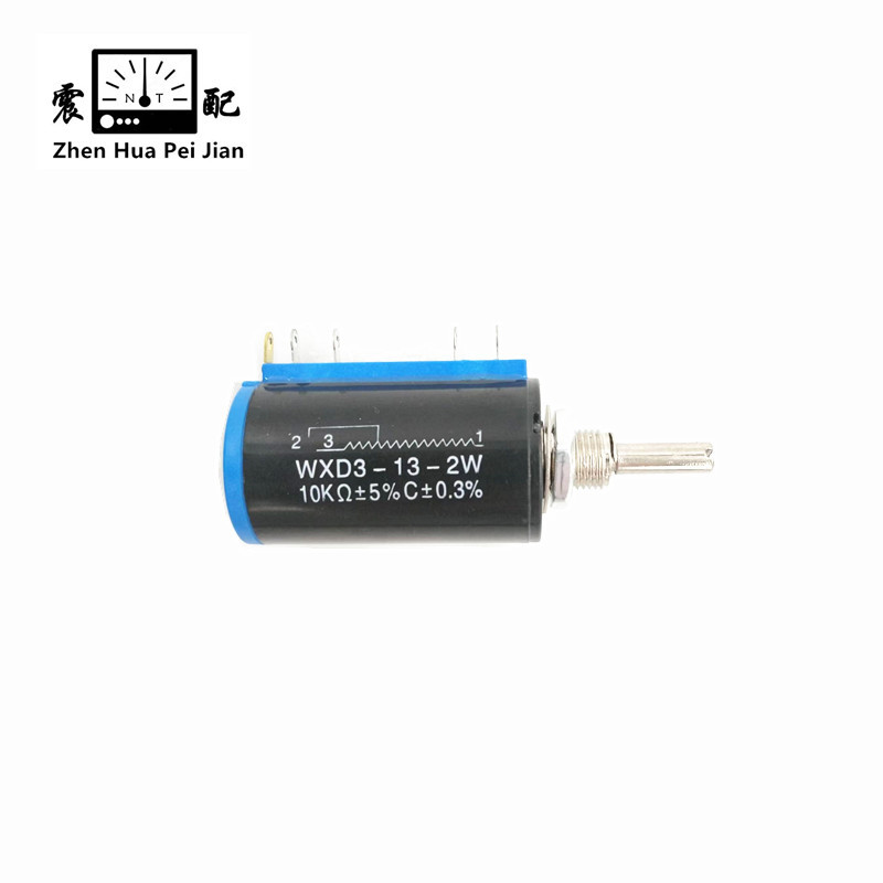 震配 多圈线绕可调电位器变阻器 WXD3-13-2W 10KΩ(其它阻值请备注) 只