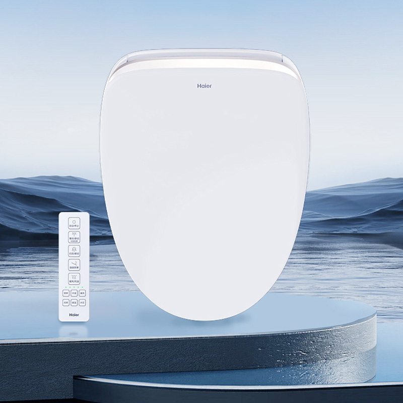 海尔智能马桶盖DF-50智能遥控暖风烘干·强弱按摩洗·AI温感双一级水效