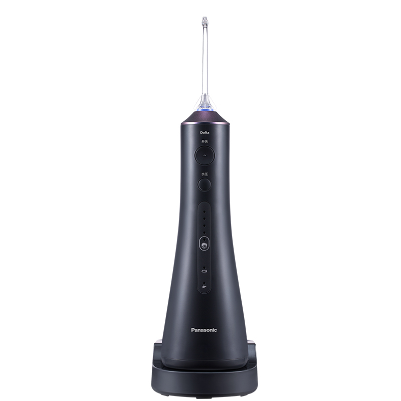 松下冲牙器便携式家用电动洗牙器水牙线洁牙器新品 黑色