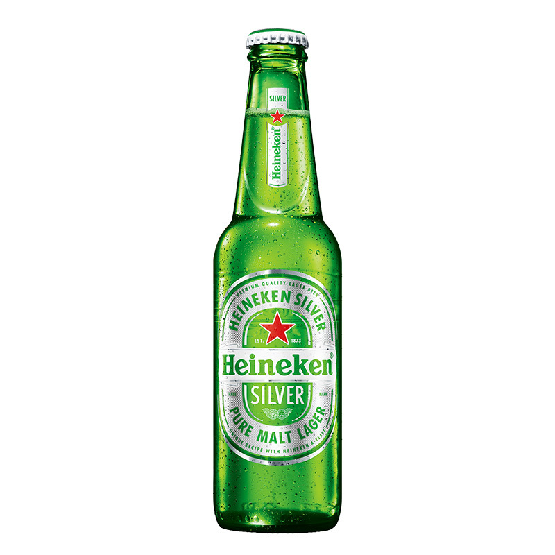 喜力星银(Heineken Silver)啤酒330ml*24瓶/箱