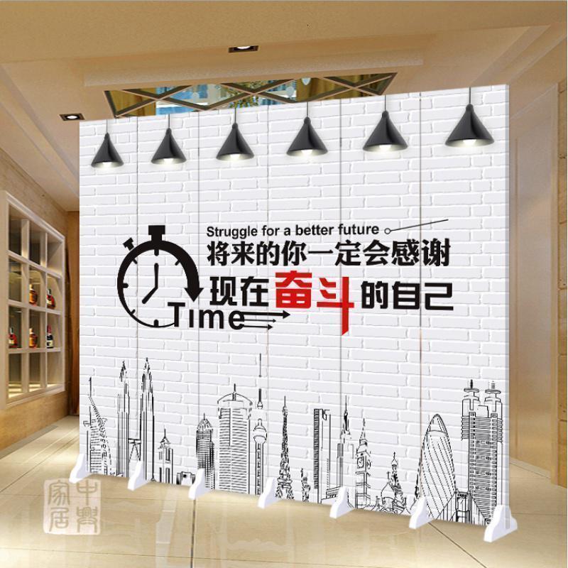 BONJEAN欧式复古屏风隔断简约时尚酒吧咖啡厅客厅折叠屏障可移动折屏高清大图