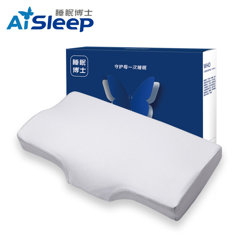 睡眠博士（AiSleep） 泰国进口乳胶枕 盈动蝶形护颈助眠枕头枕芯 60*35*6/11cm 春季;夏季;秋季;冬季高清大图
