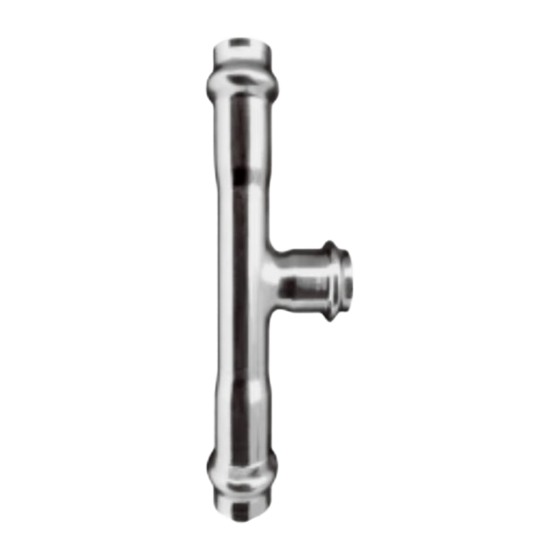 鸣固  不锈钢管件 给水管供水接头304不锈钢管件 异径三通DN65*60高清大图