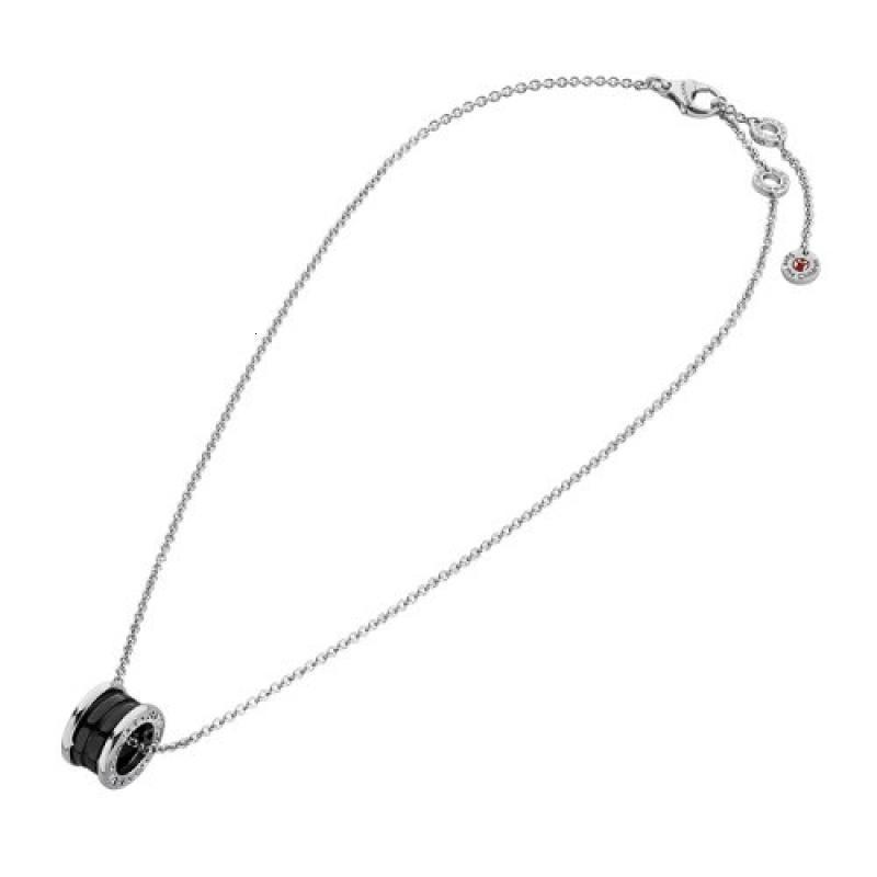 宝格丽savethechildrens慈善款系列男女同款中性银色银配陶瓷时尚项链