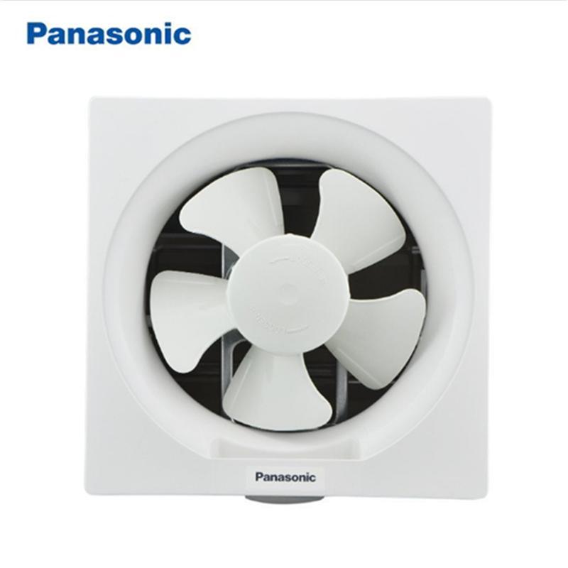 松下(Panasonic)换气扇10寸壁用排气扇厨房卫生间排气式窗用排风扇自动风帘换气扇30*30方孔FV-25VW3高清大图