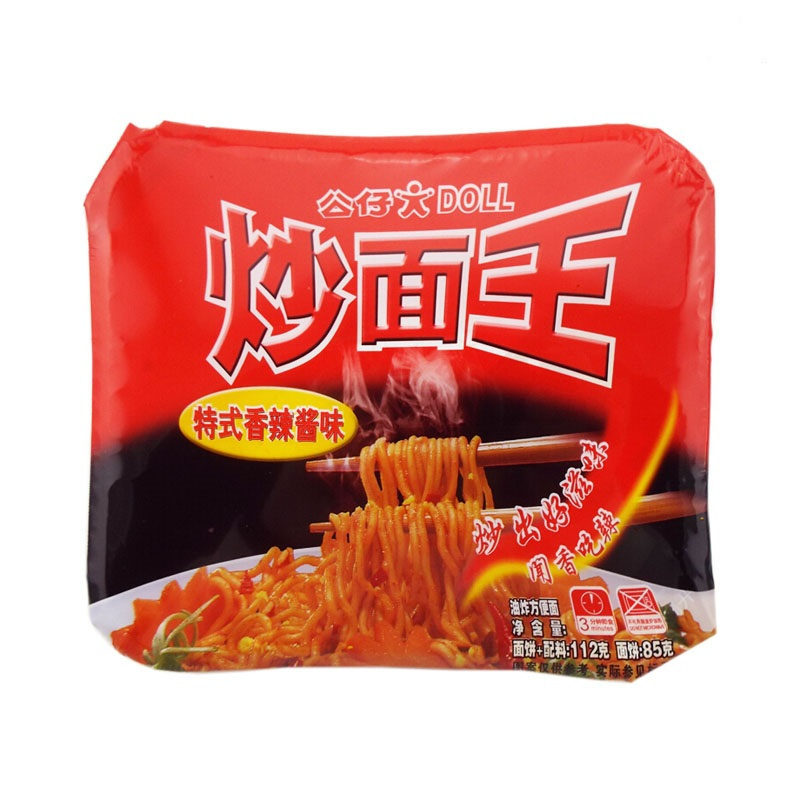 公仔炒面王特式香辣酱味112g