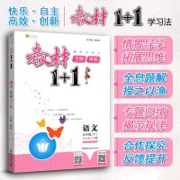 教材1+1语文九年级下册 人教版 初中语文教材同步学习辅导资料书 创新彩绘本 全解 精练