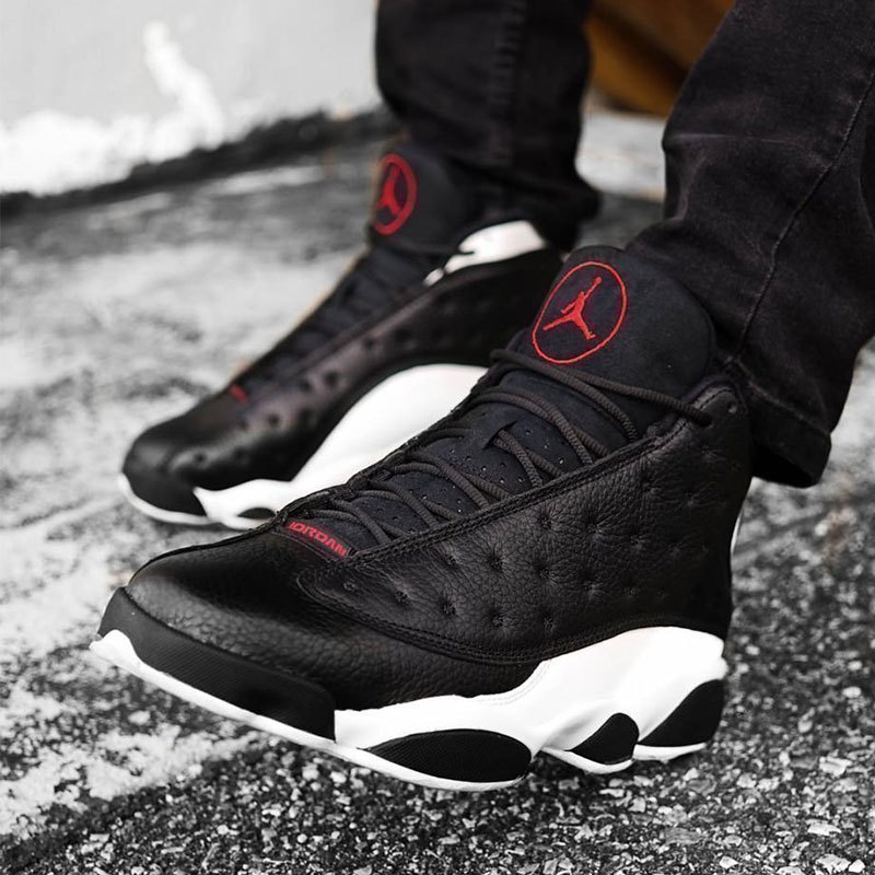 [限量]耐克(nike)男鞋 aj13乔13 黑白熊猫 时尚舒适缓震透气 运动实战