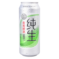 500ml听青岛纯生啤酒