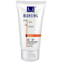 满婷(MANTING)深层控油祛痘洁面乳90g(洗面奶 控油 深层清洁)