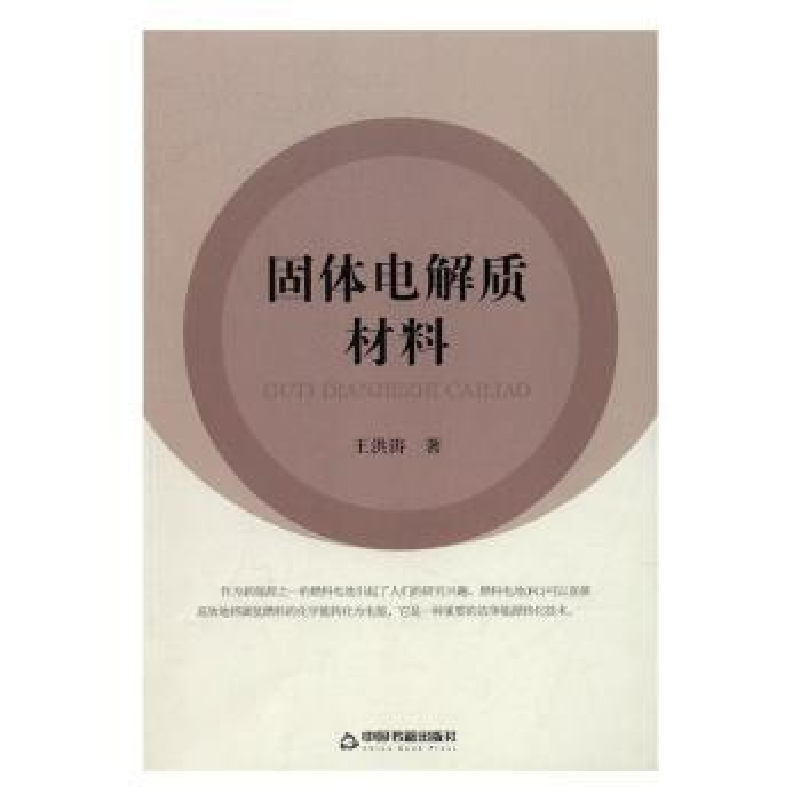 正版新书]固体电解质材料王洪涛9787506857468高清大图