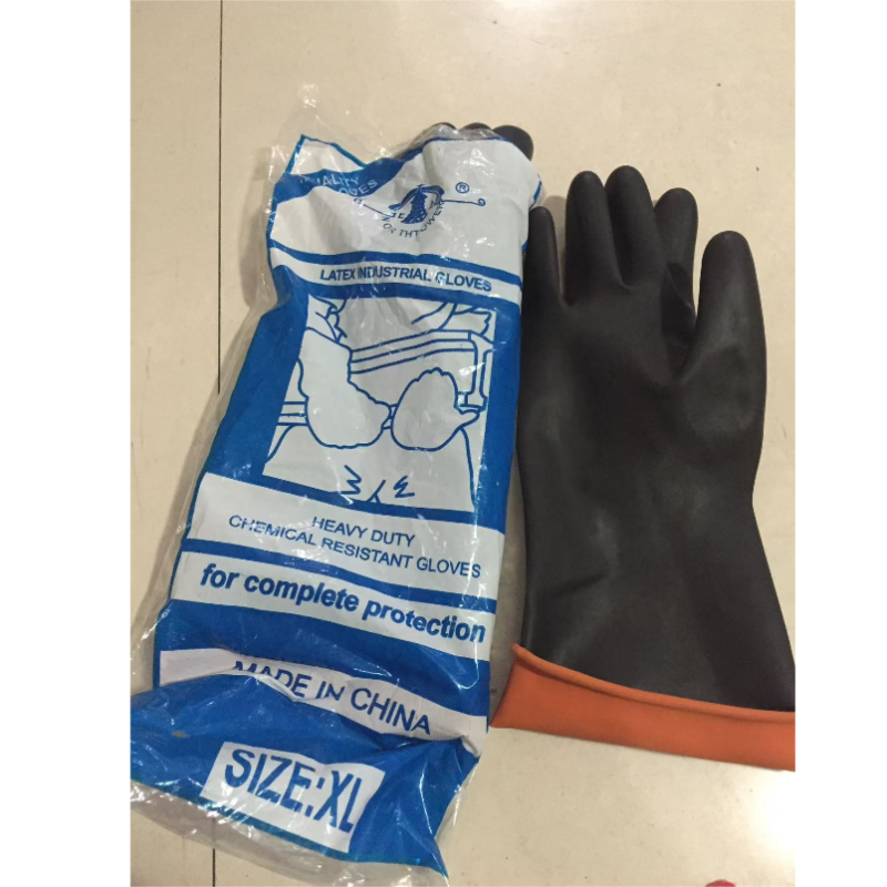 胶皮手套 工业耐酸碱 长度30cm 货期5天 单位:副