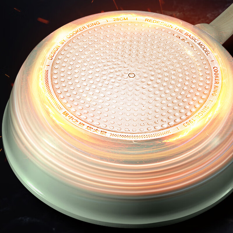 炊大皇(COOKER KING) 鎏光炒锅32cm CG32LG高清大图