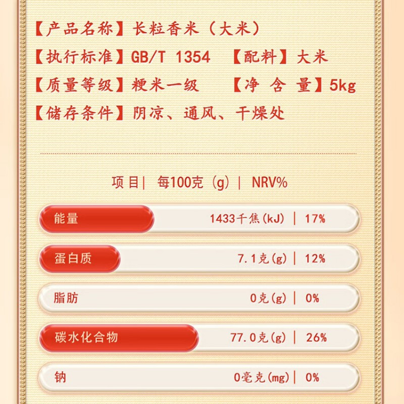 十月稻田 年年有余 辽河长粒香 5kg高清大图