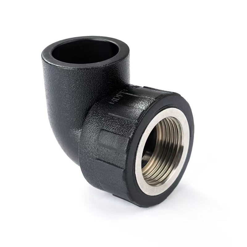 伟鹏双兴 PE内丝弯头热熔弯头 PE40螺纹1.2寸 个高清大图