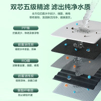 海尔(Haier)自然湃pro家用净水器600G净水机 RO反渗透过滤厨下自来水过滤直饮纯水机 HKC1560-R610