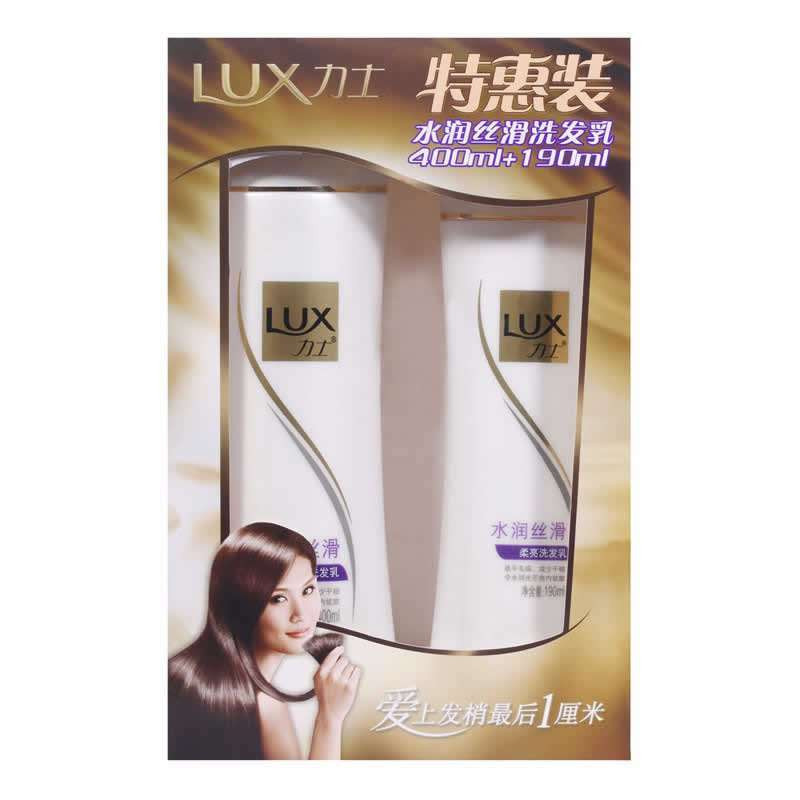 力士水润丝滑柔亮洗发乳花盒装(400+190)ml