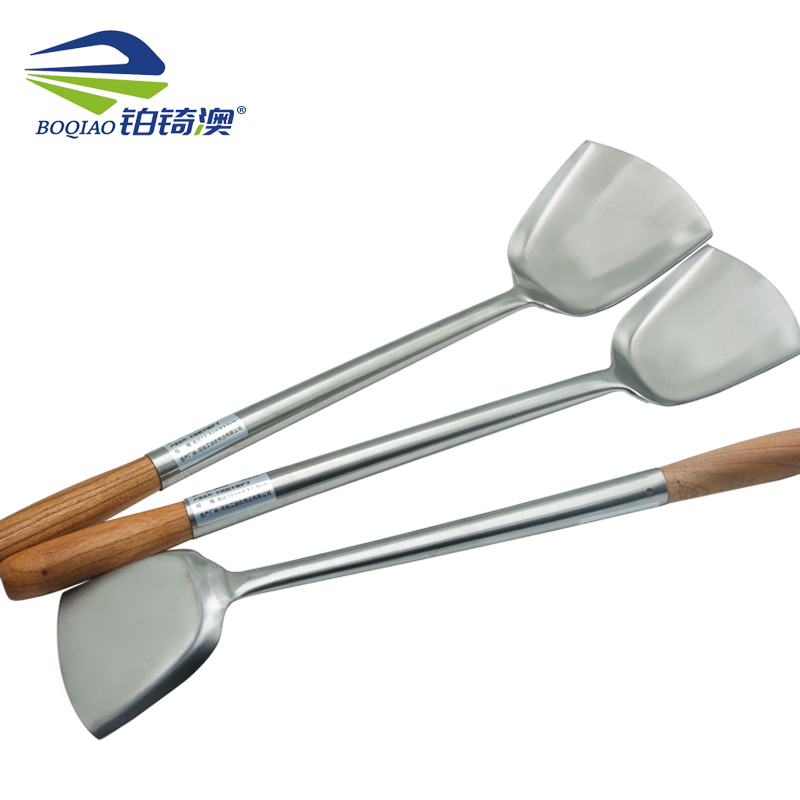 铂锜澳不锈钢木柄铲子高清大图