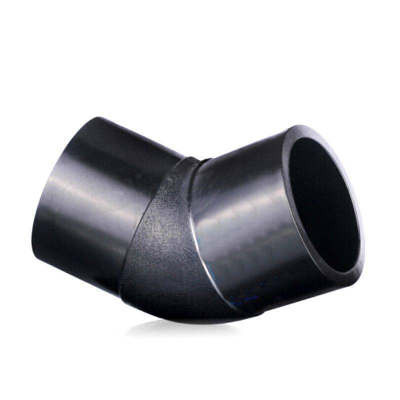 时速 PE等径对接弯头 180mm 45度 个高清大图
