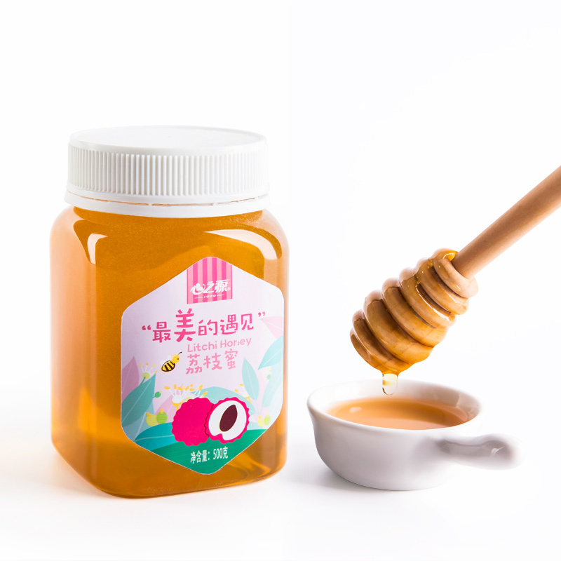 心之源 荔枝蜜 福建特色土蜂 野生蜂蜜500g