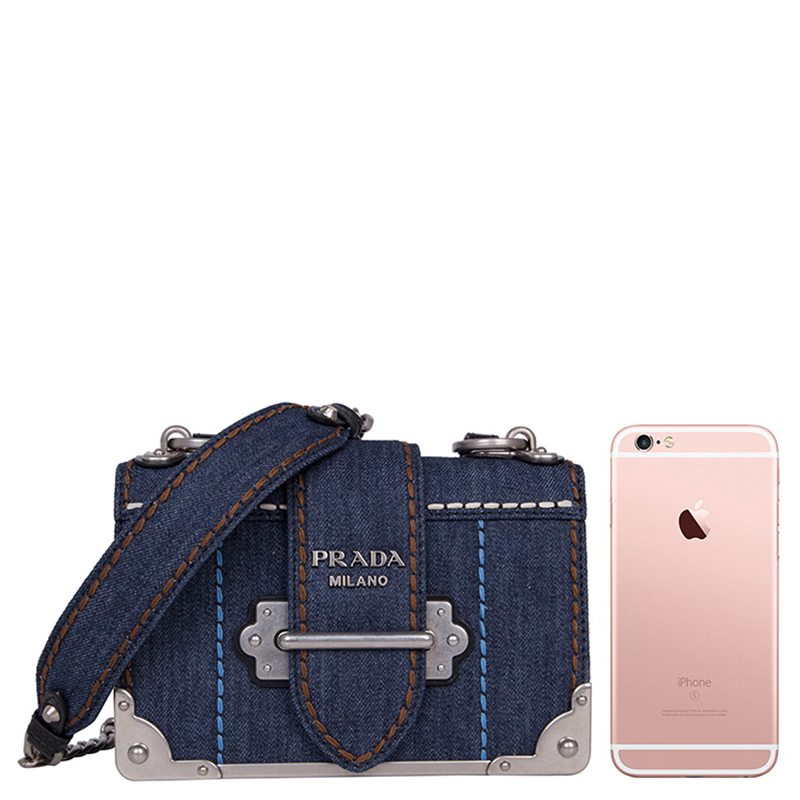 【直营】普拉达(PRADA) 女士经典单肩包斜挎包 1BH018高清大图