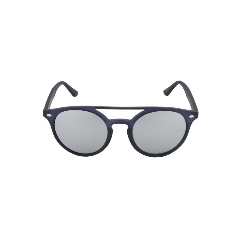 GUESS男士时尚太阳镜防紫外线塑料镜框休闲户外光学眼镜 Matte_Blue_91C_/_GREY_Lens