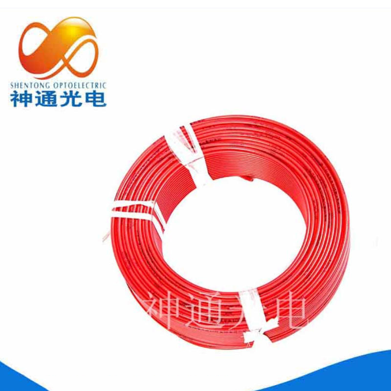 神通光电 铜芯聚氯乙烯绝缘软电缆 BVR1 卷高清大图