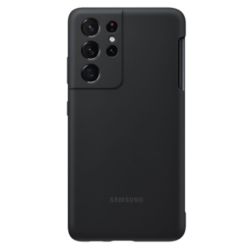 三星Galaxy S21 Ultra 5G 原装硅胶保护壳 保护套 S21Ultra 硅胶手机套(内附手写笔)黑色