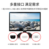 海康威视 监视器 21.5英寸 1080P高清画质 大广角低功率 多接口高清宽频监控液晶显示器 5022QD-S
