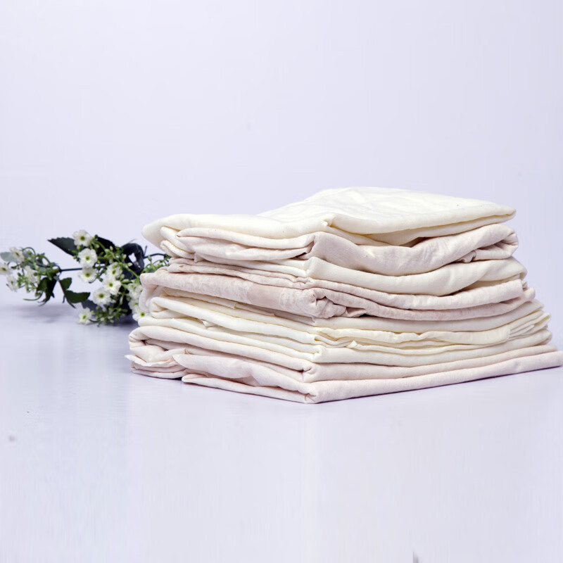 谐晟 本白规则擦机布 全棉工业抹布吸水吸油不掉毛擦拭布 30*40cm 25kg 可定制