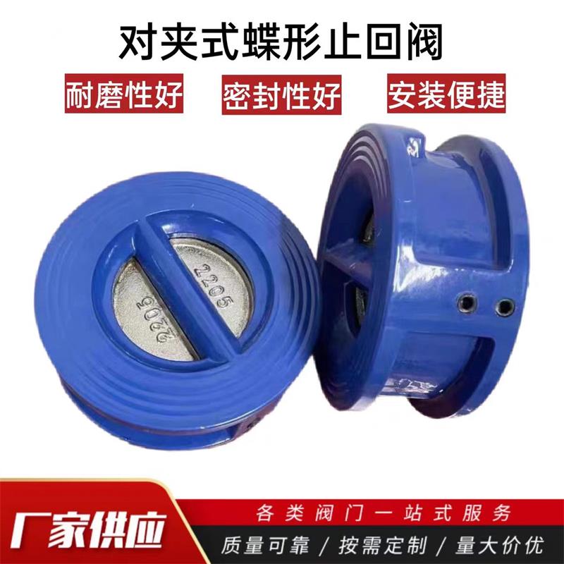 中锦科技 对夹蝶形止回阀 DH77-16Q DN80 台高清大图
