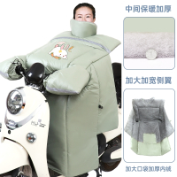 电动车挡风被冬季加绒加厚罩冬款四季通用摩托电瓶车挡风板