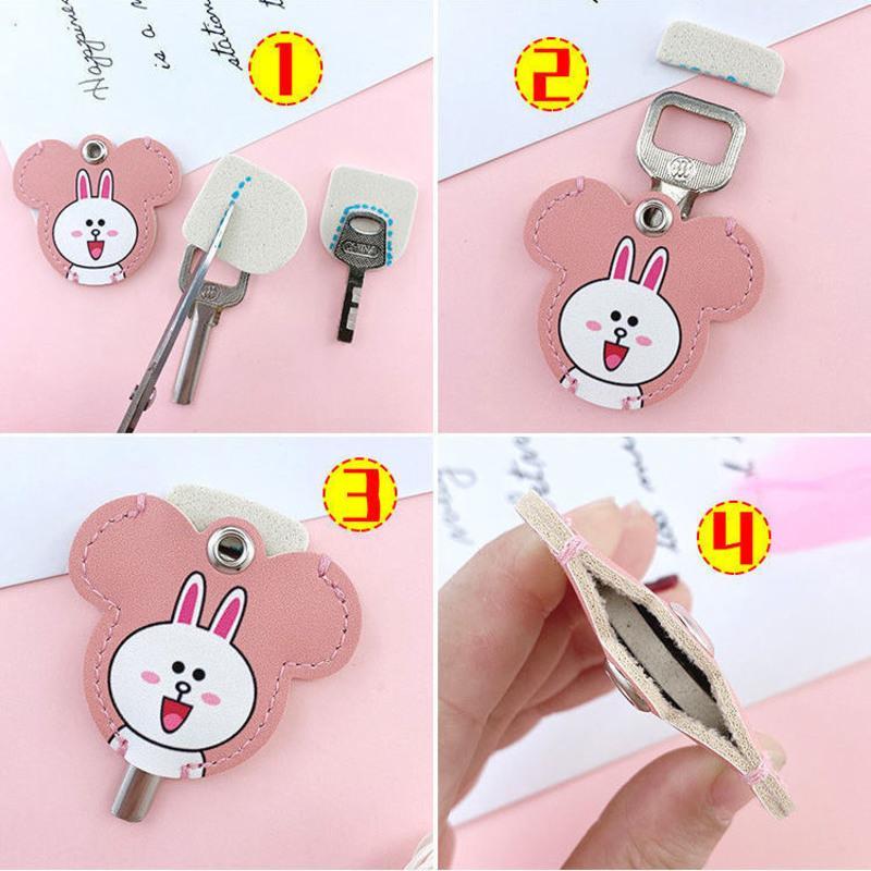 卡套女钥匙保护套钥匙扣挂件牛奶妹(买1送1送的可备注)钥匙套>800_800