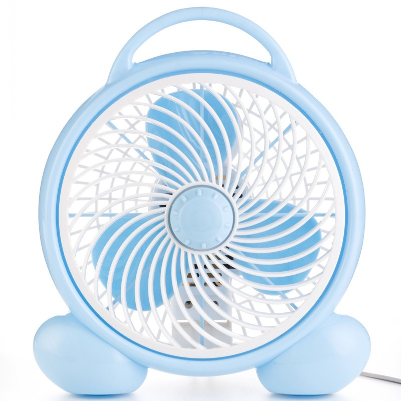 迷你小风扇学生宿舍床上小电风扇床头台式静音鸿运扇家用小型台扇