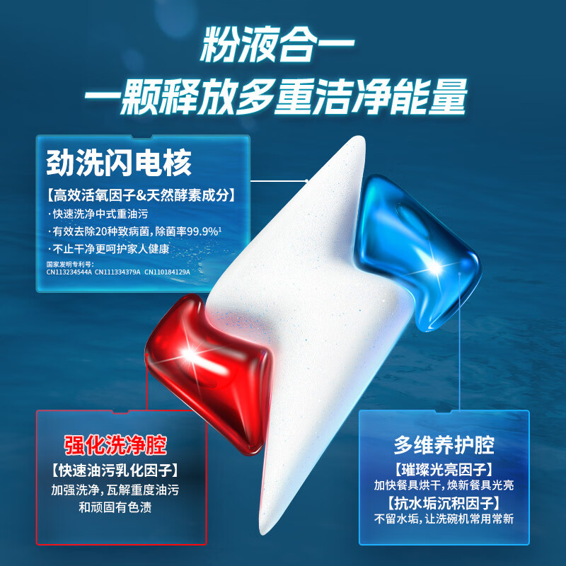 水卫仕(seaways)洗碗机清洗剂250ml+洗碗凝珠26颗洗涤剂套装洗碗机洗碗粉机体高清大图