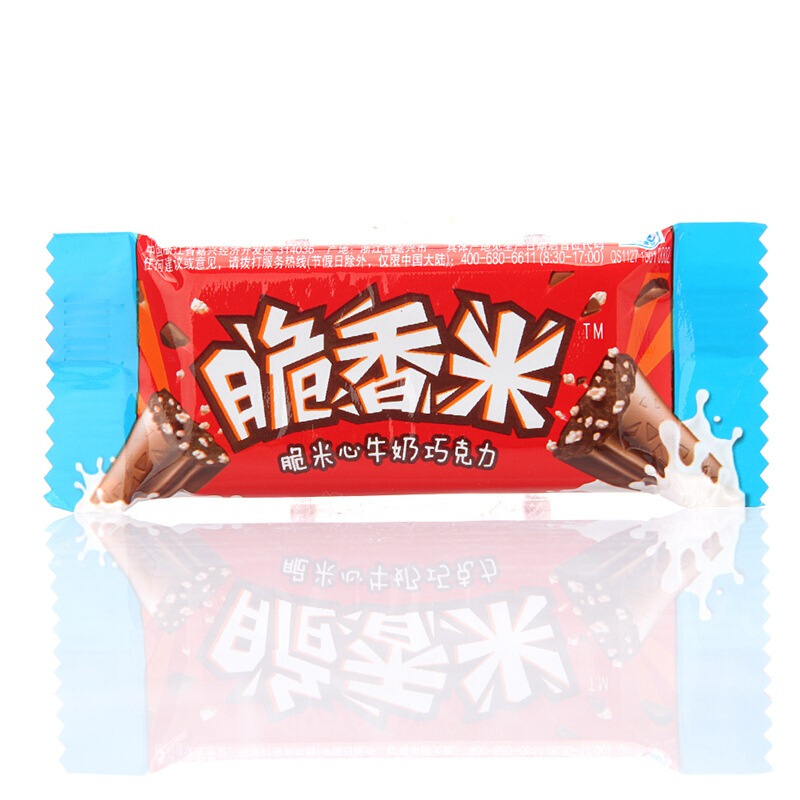 芙巧克力脆香米120g*2袋袋装牛奶黑白巧克力脆米心