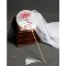 彼岸花宫扇工艺扇流苏白色曼陀罗花绣花长柄扇汉服团扇古