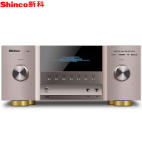 新科(Shinco)X-800 家庭影院5.1功放机 家用HIFI高清HDMI4K/3D音响功放(金色)