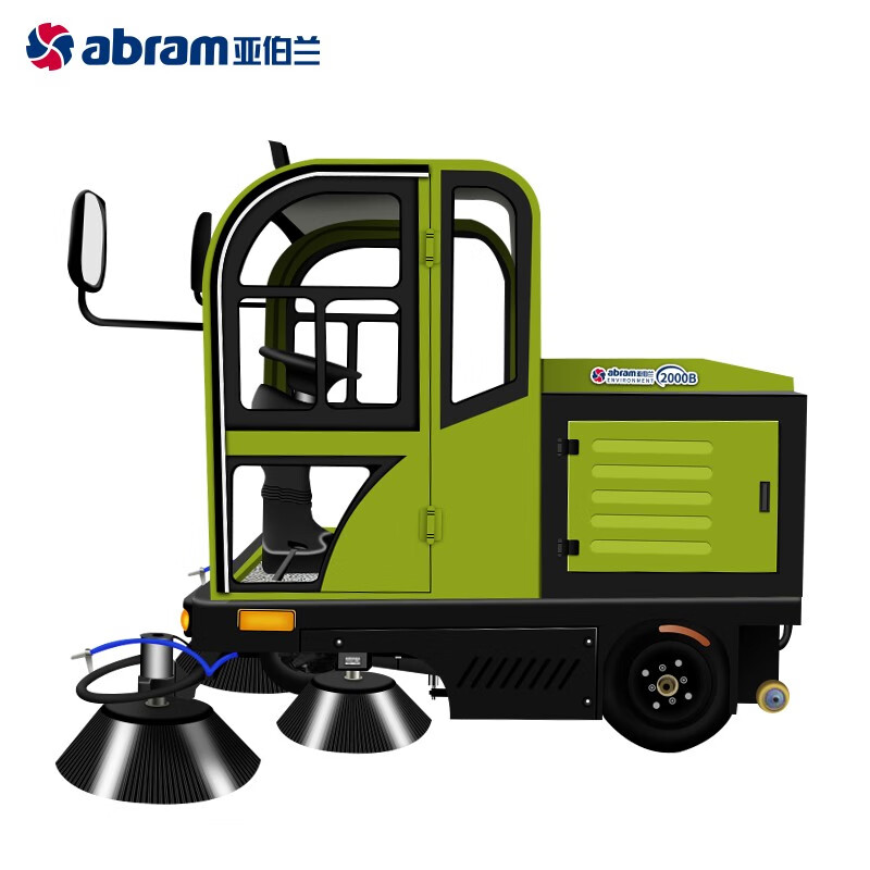 亚伯兰(abram)YBL-2000B ( 48V120A)全封闭驾驶式电动扫地车 工商业物业保洁清扫车室外道路厂区高清大图