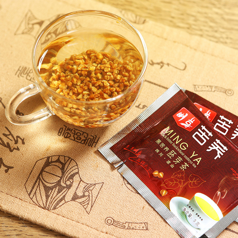 明芽苦荞茶四川大凉山全胚芽苦荞麦花草茶花茶150g*2