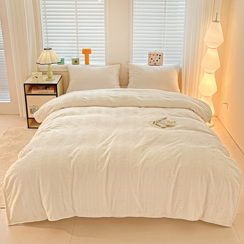 雅鹿 塔芙蓉毛毯高清大图